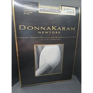 Vintage Pantyhose 1995 Donna Karan Essential Toner Small DK Taupe Style C10 Tall